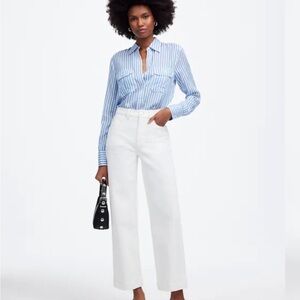 Madewell Perfect Vintage Wide Leg Crop Jeans
